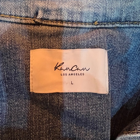 Distressed Denim Jacket (L) - Picture 3 of 6